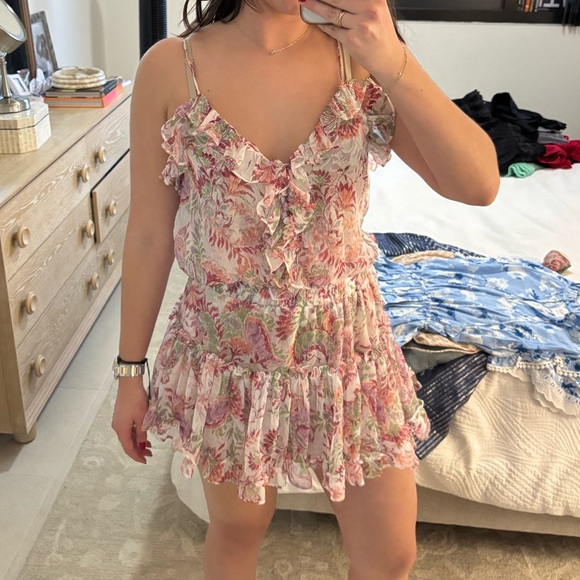 MISA Floral Ruffle Dress - Picture 1 of 3